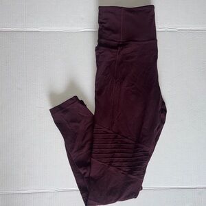 Athleta Burgundy Leggings